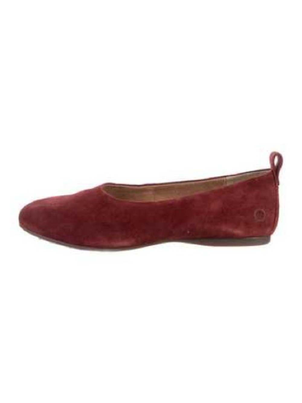 Born Beca Merlot Red Ballet Flats 8.5